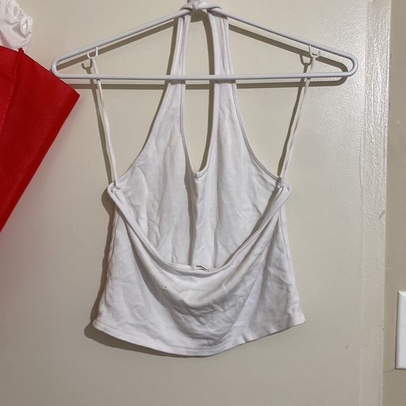 White halter top, small - Picture 2 of 3